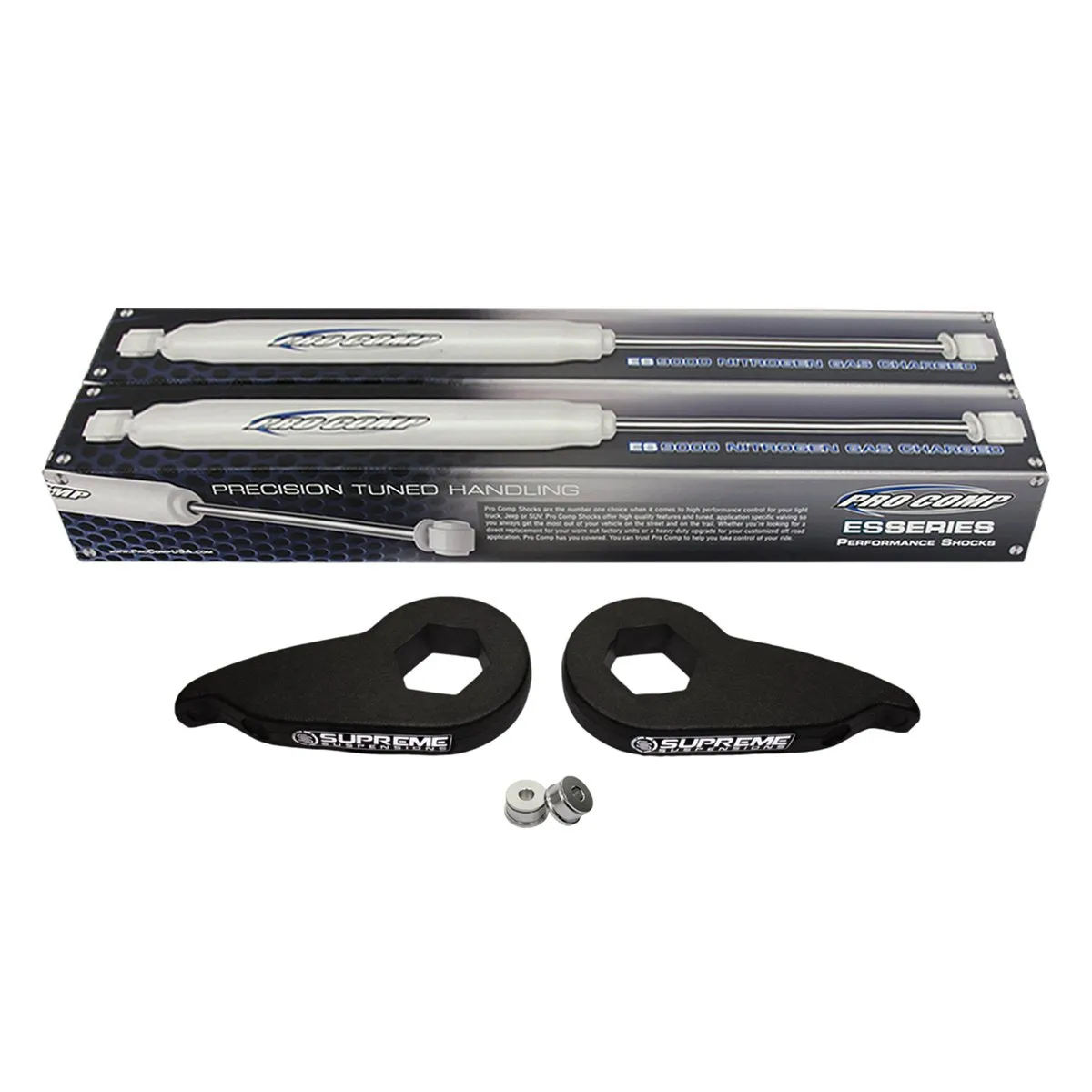 1997-2002 Ford Expedition 1-3" Adjustable Front Suspension Lift Kit & Extended Pro Comp Shocks 4WD
