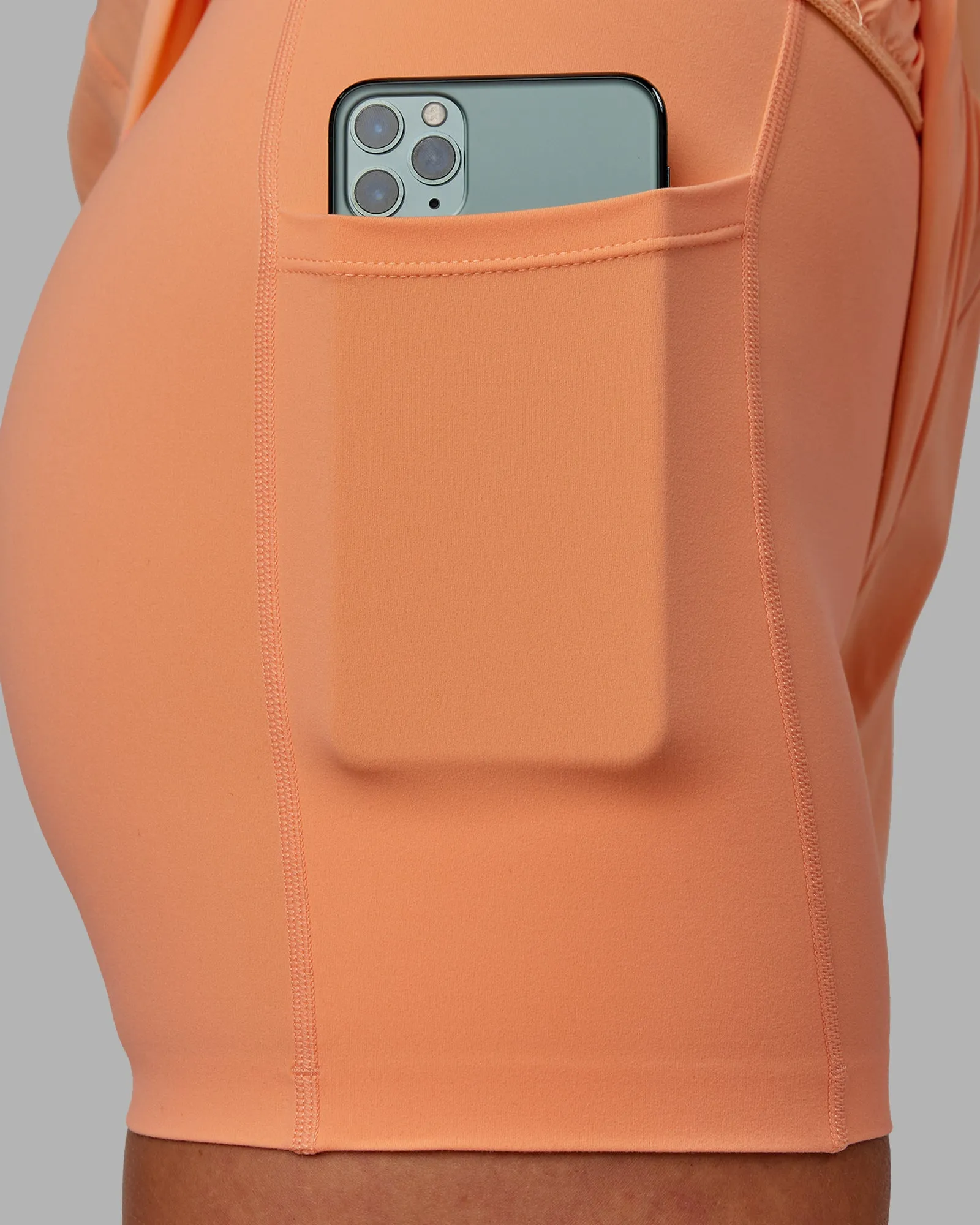 Agility 3" Lined Run Shorts - Cantaloupe