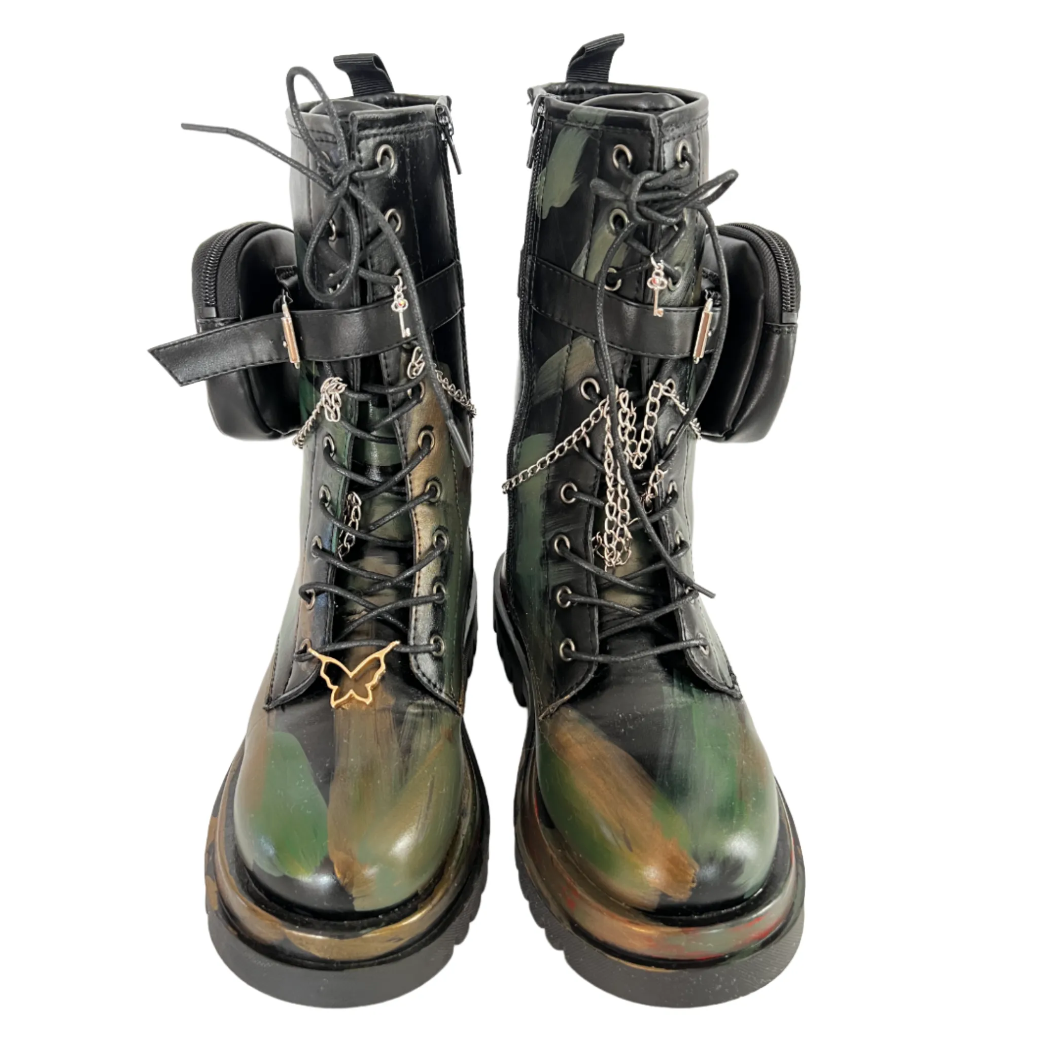 Always Ready - Hand-Painted Army Boots