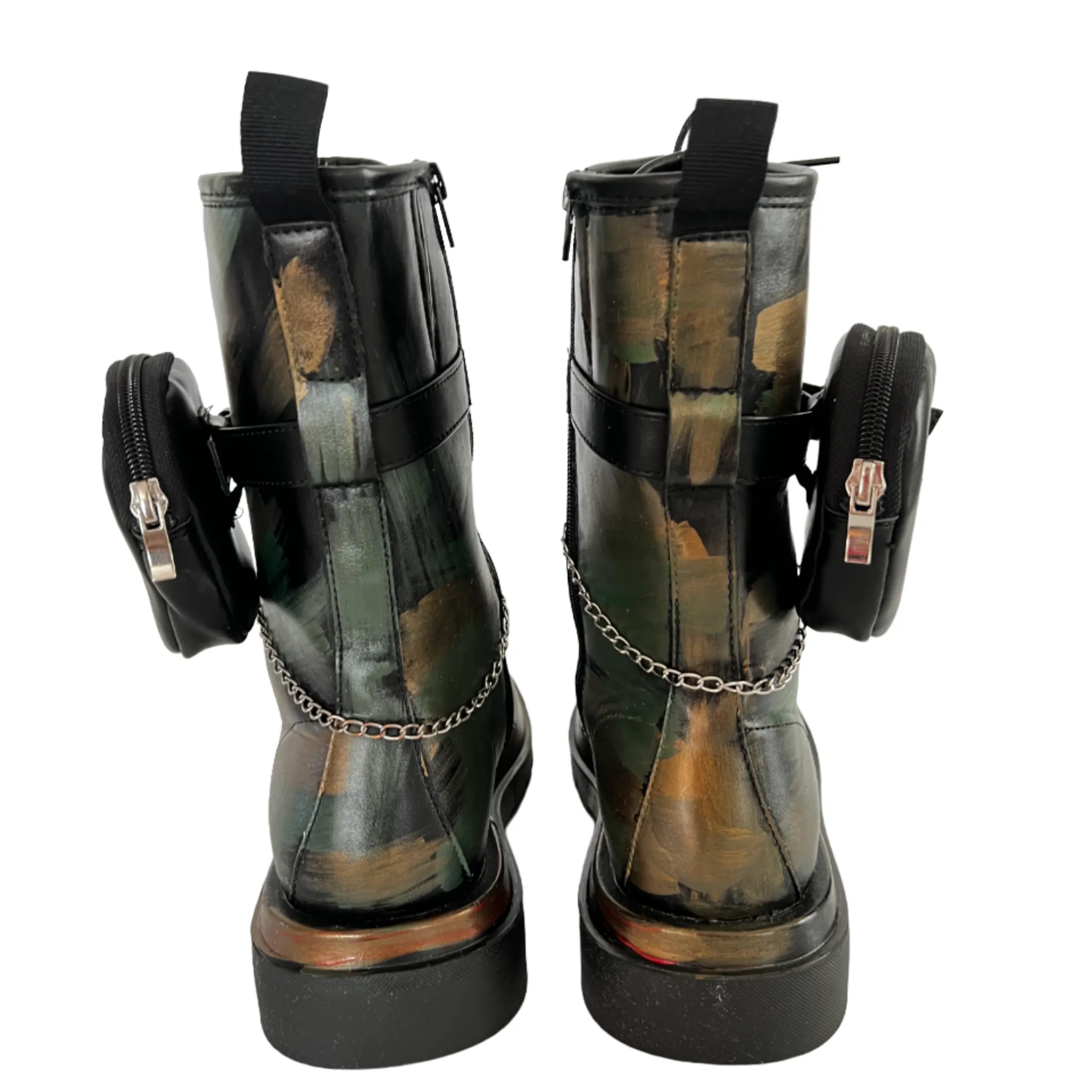 Always Ready - Hand-Painted Army Boots