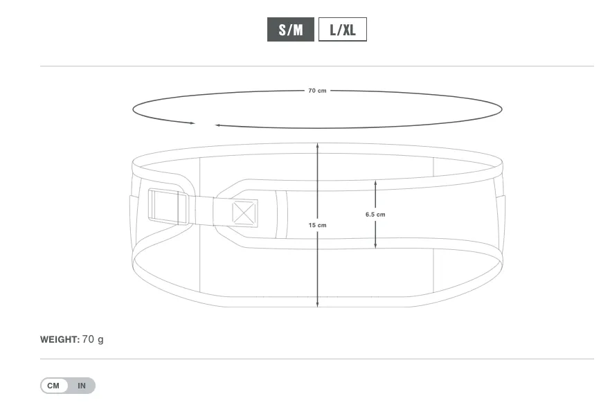 APIDURA Expedition Waist Belt black