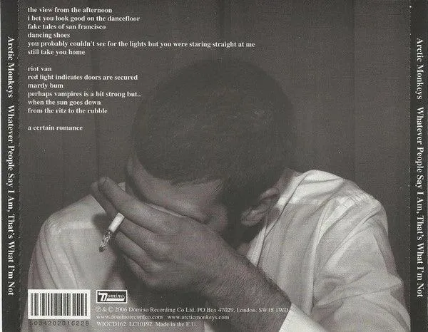 Arctic Monkeys: Whatever People Say I Am, That's What I'm Not (CD, Album, RE, Jew)