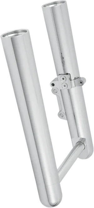 Arlen Ness 06-554 Hot Legs Single Disc Fork Leg Set - Smooth - Chrome
