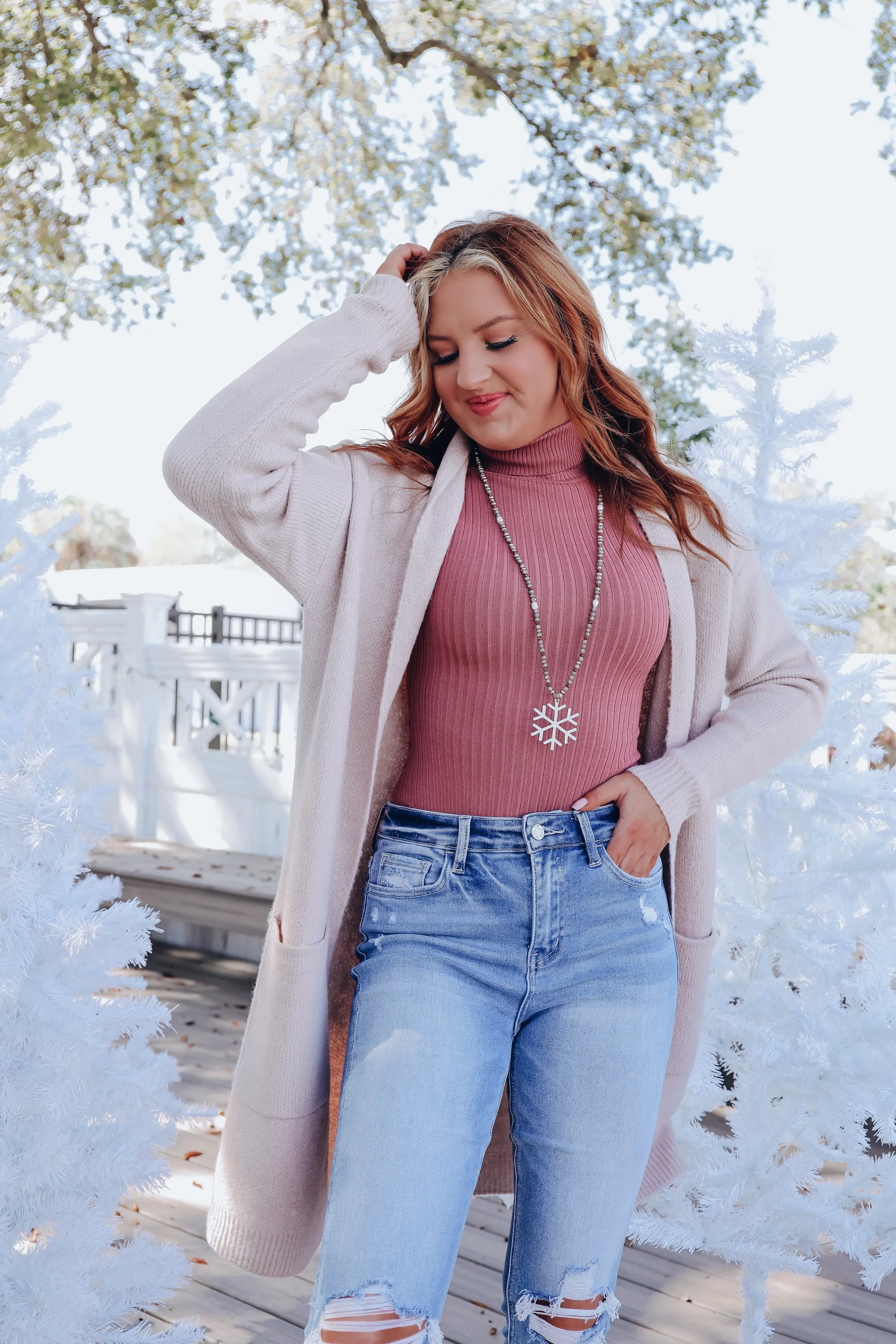 Autumn's Favorite Longline Cardigan - Sand