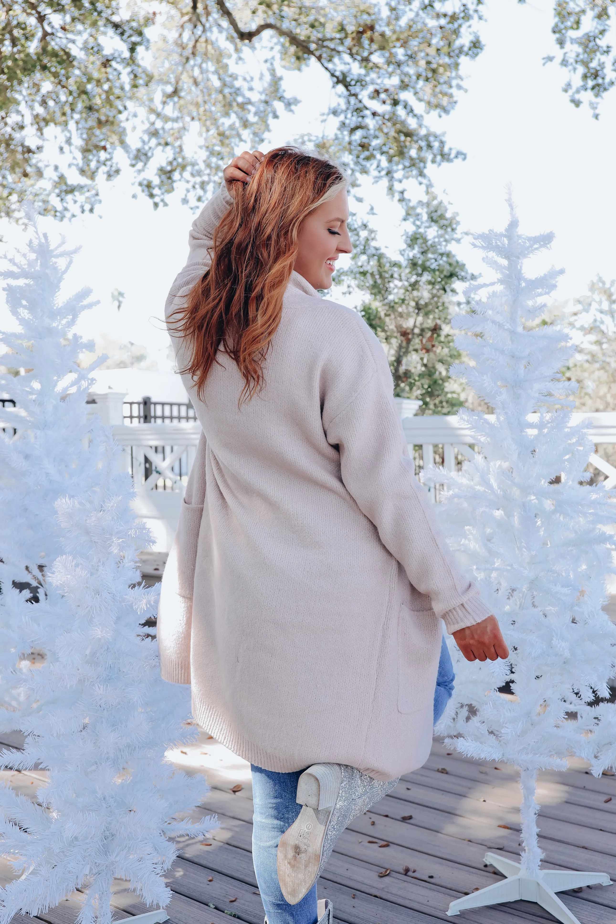 Autumn's Favorite Longline Cardigan - Sand