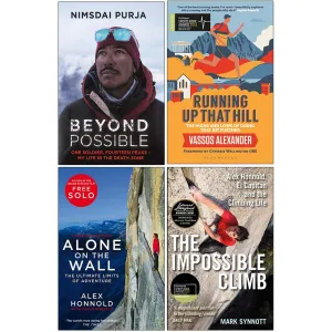 Beyond Possible, Running Up That Hill, Alone On The Wall, The Impossible Climb 4 Books Collection Set