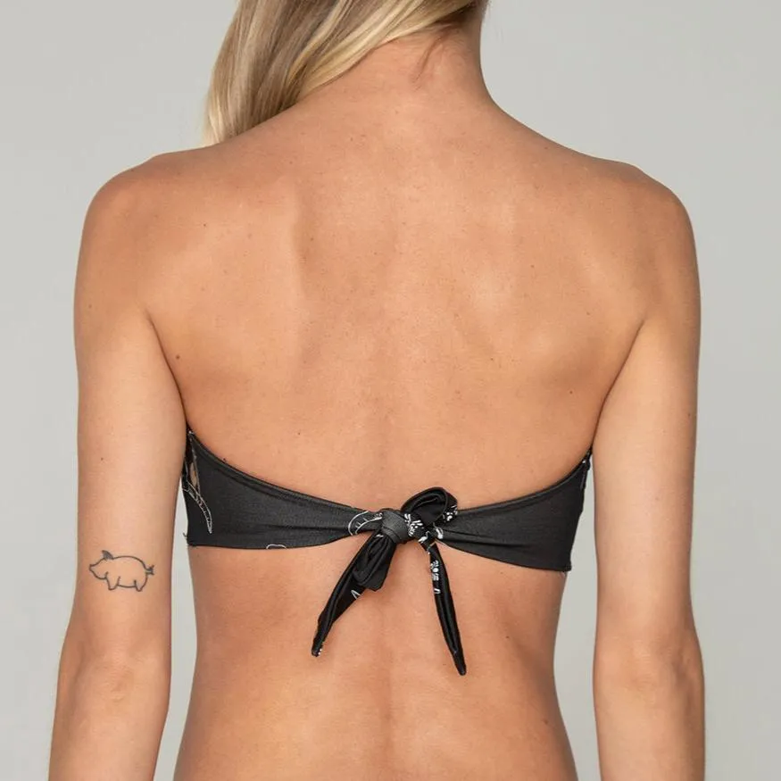 Bikini Strapless V Top - ARIZONA DESERT