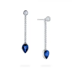 Birks Splash Diamond and Sapphire Versatile Drop Earrings