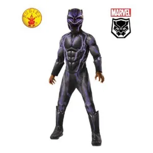 Black Panther Super Deluxe Battle Costume, Child 8 10 Yr