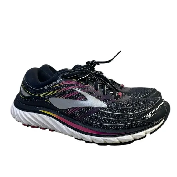 Brooks Glycerin Women's Running Shoes Sz 79 Black Purple Athletic EUC