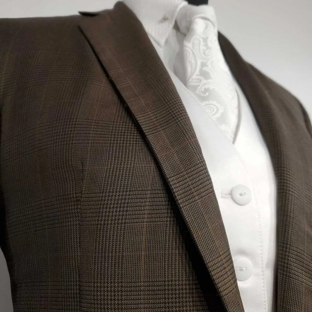 Brown Checkered Daycoat