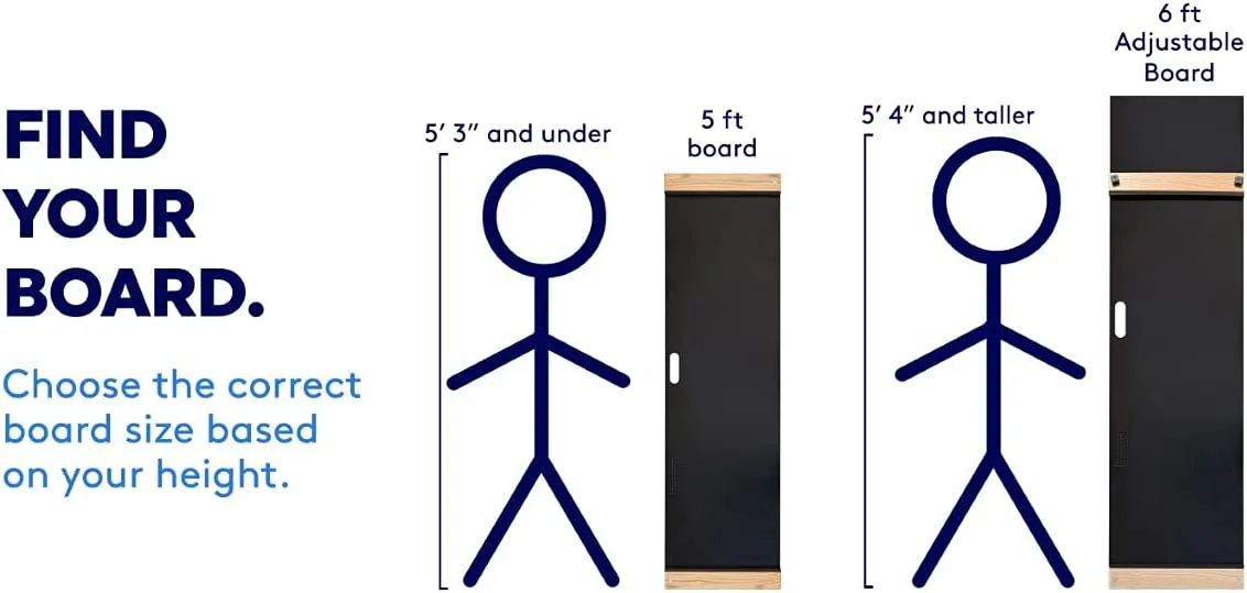 BRRRN Slide Board - At-Home Cardio Workout to Tone Legs, Glutes, & Core Muscles - Easy to Use and Store - Cross Training Exercise Equipment for Hockey, Ice Skating, Tennis, Running and Skiing