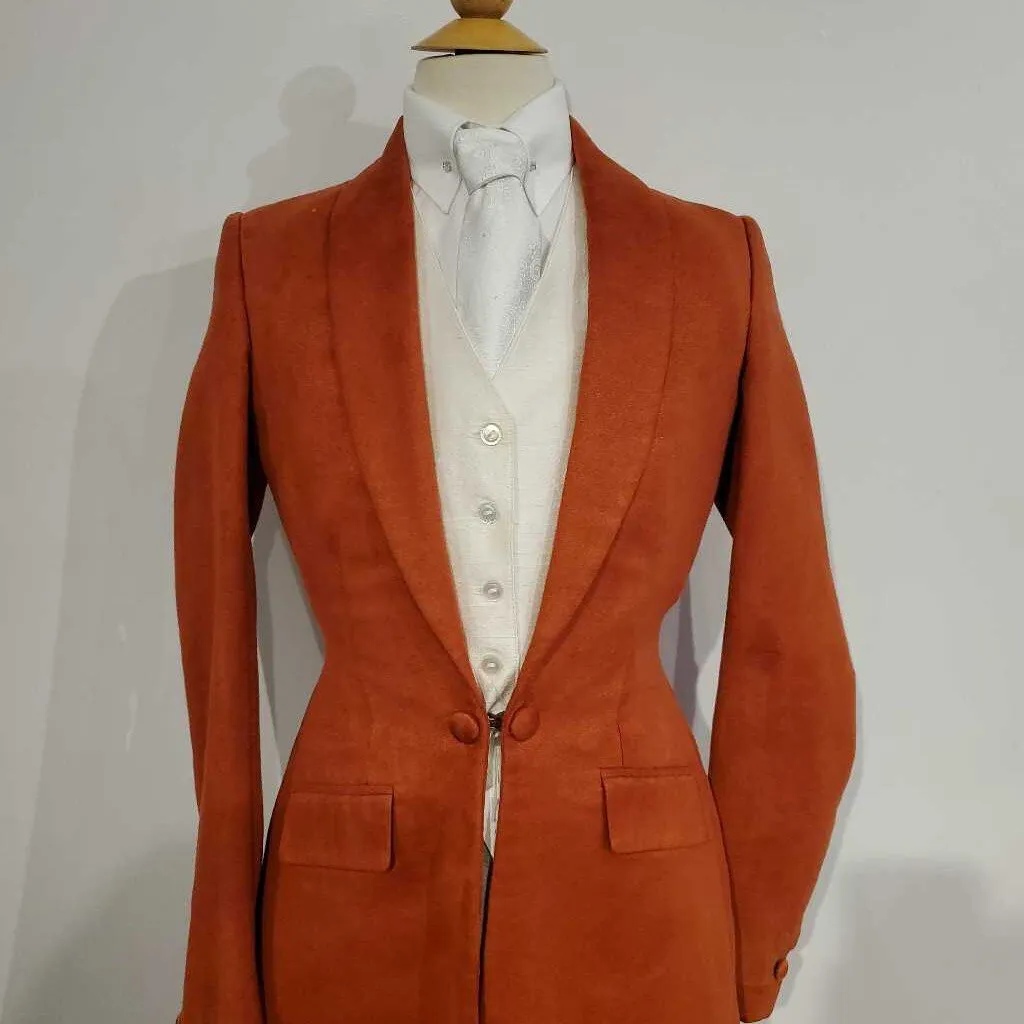 Burnt Orange Suede Daycoat