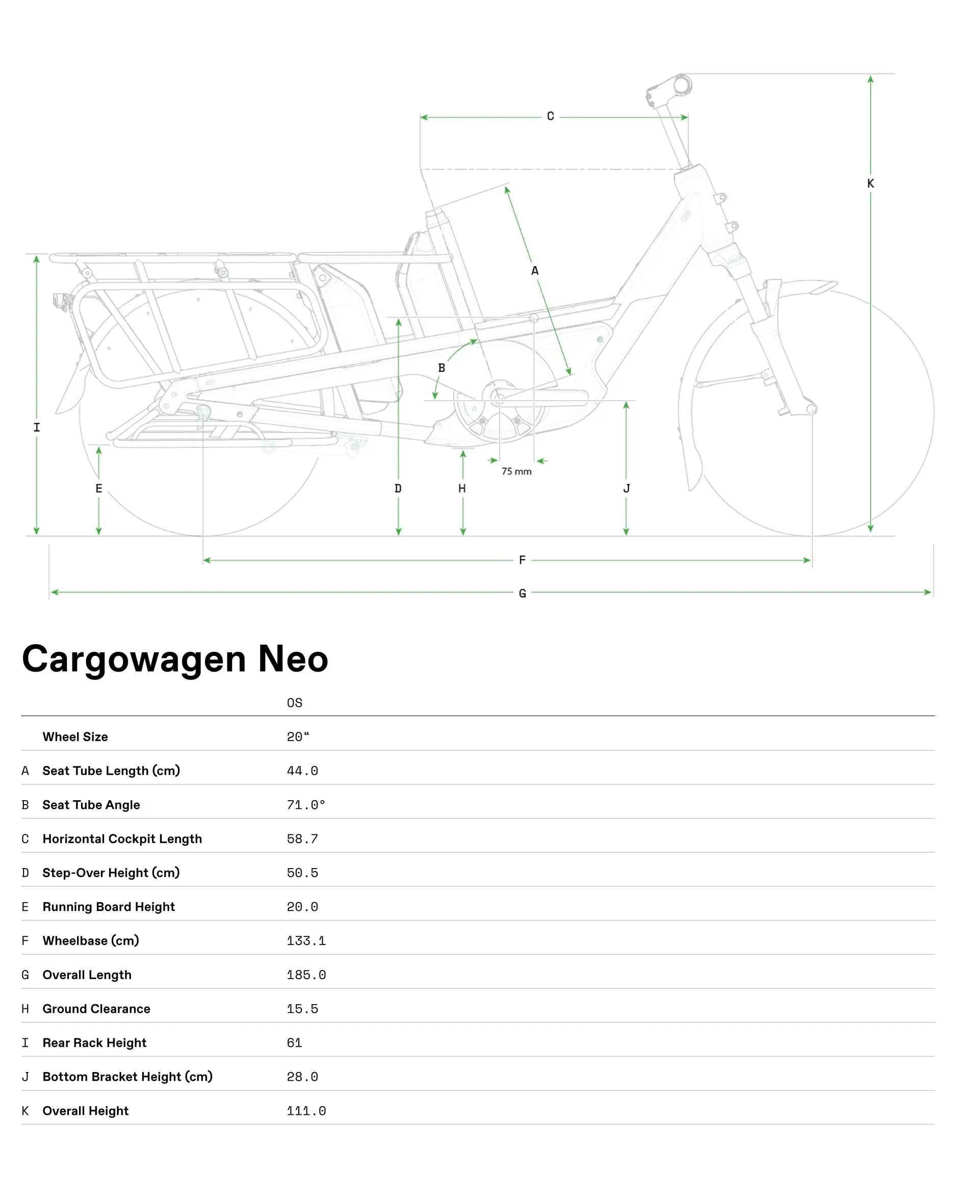 Cannondale Cargowagen Neo One Size