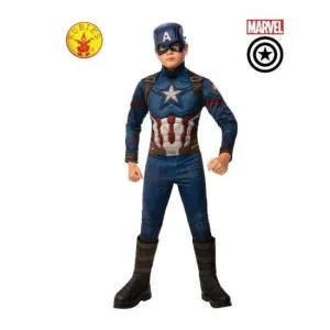 Captain America Deluxe Costume, Child