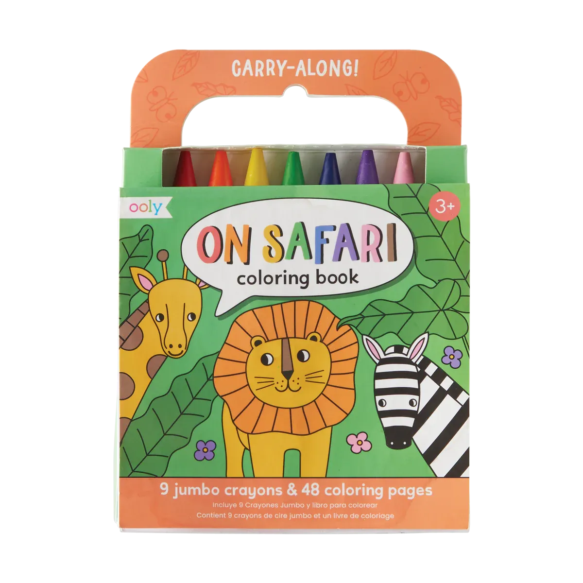 Carry Along Coloring Book Set - On Safari