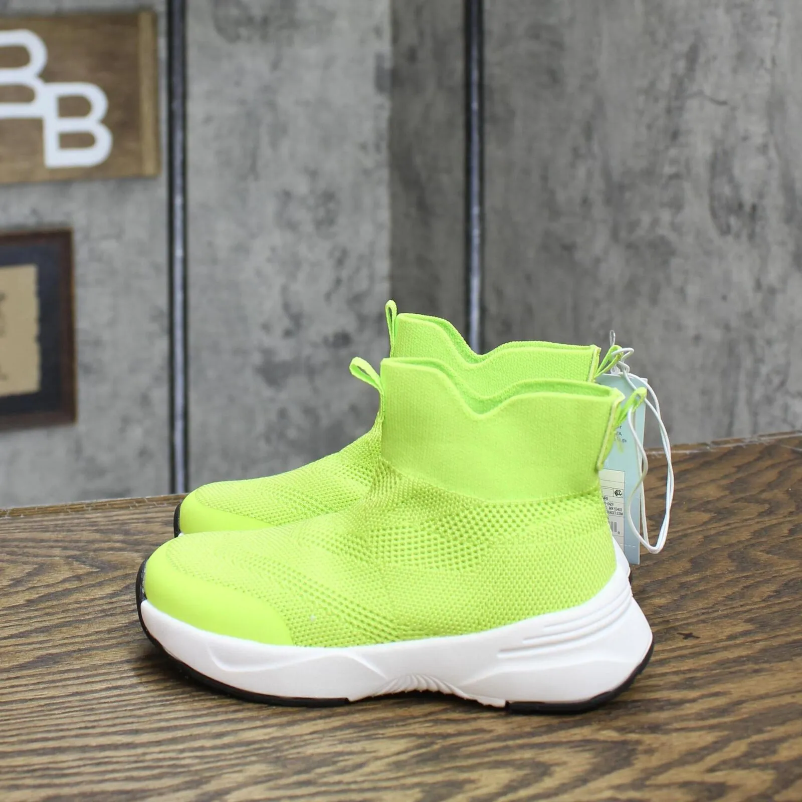 Cat & Jack Toddler Boys Ari Sneakers 87832106 Lime Green 9T