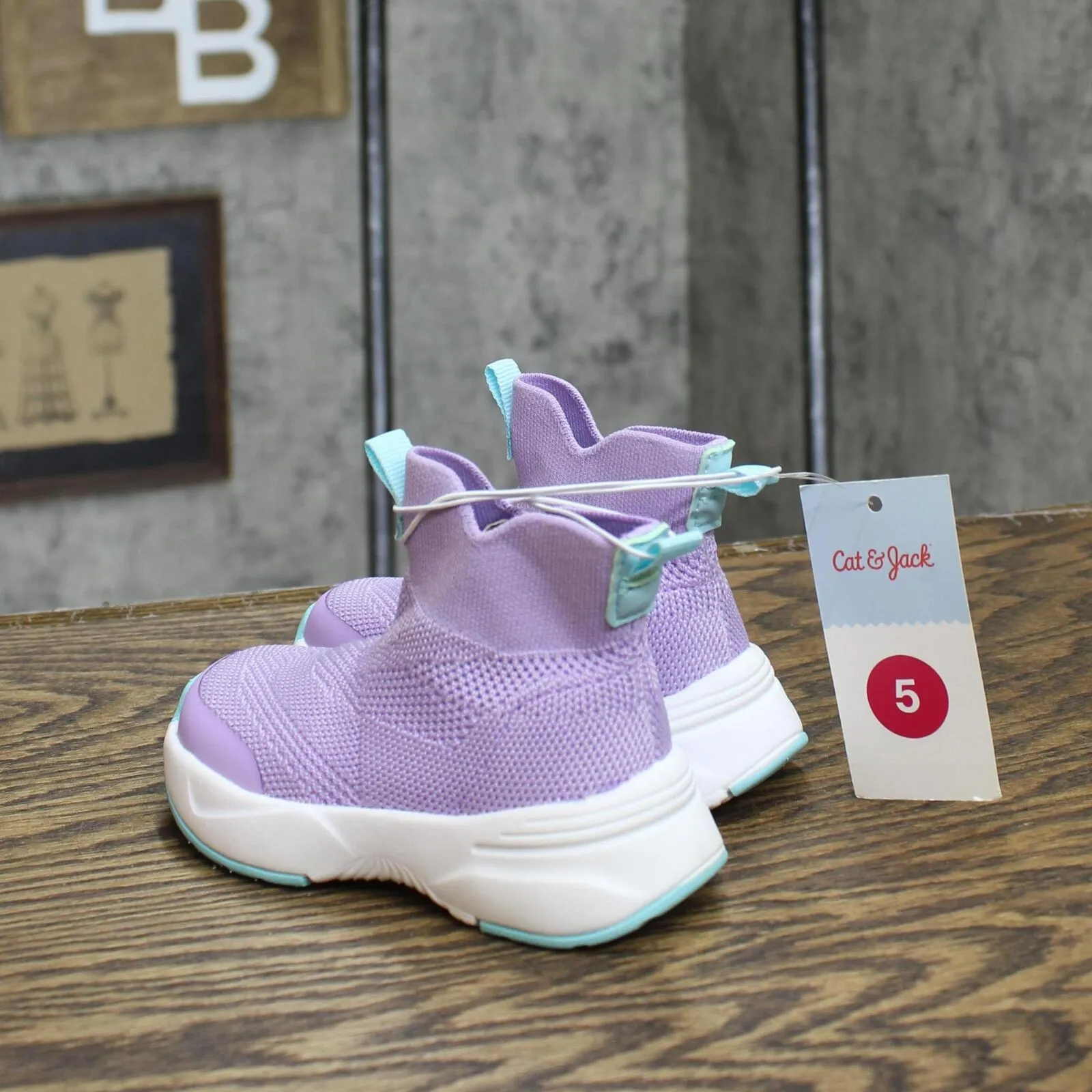 Cat & Jack Toddler Girls Ari Sneakers 87832106 Purple 5T