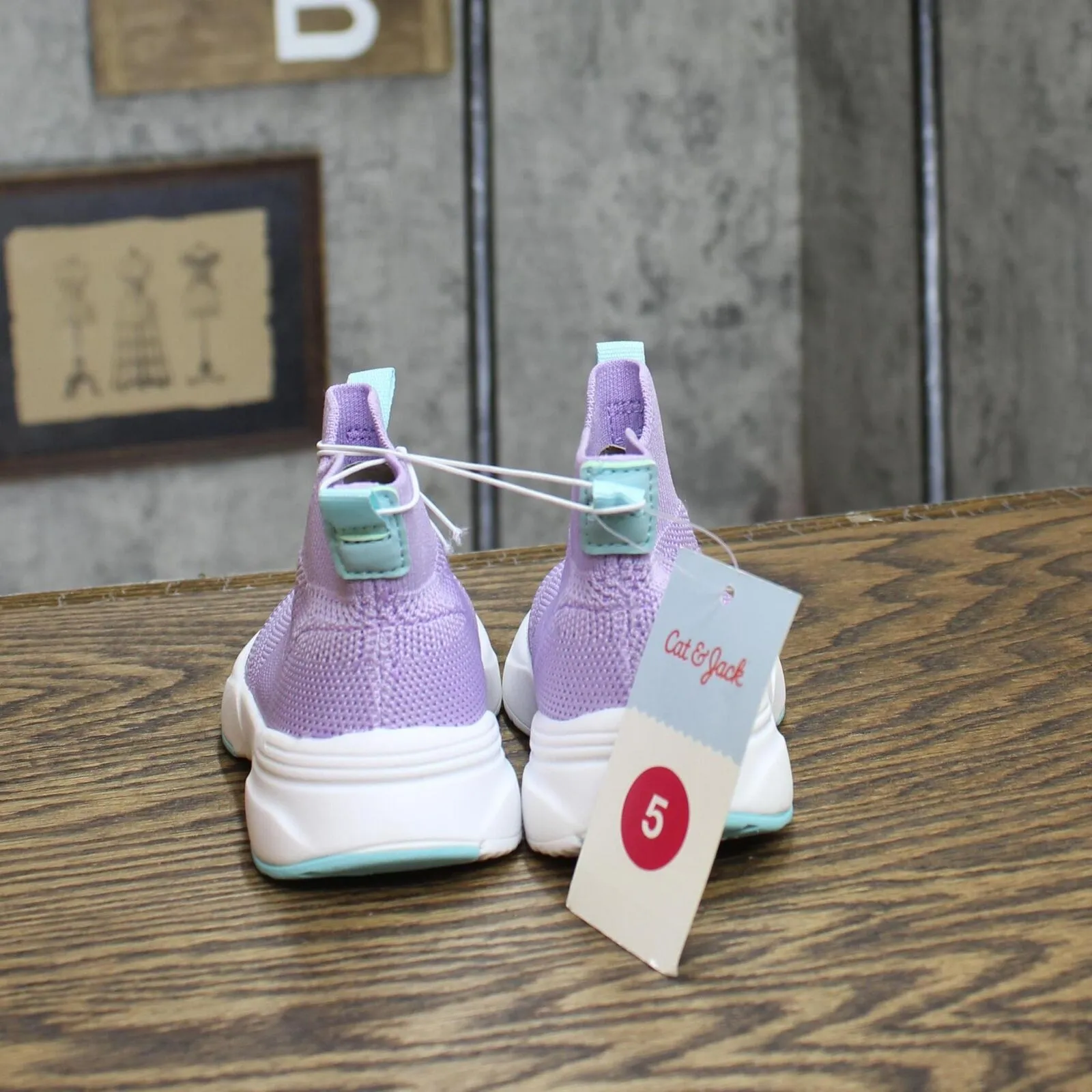 Cat & Jack Toddler Girls Ari Sneakers 87832106 Purple 5T
