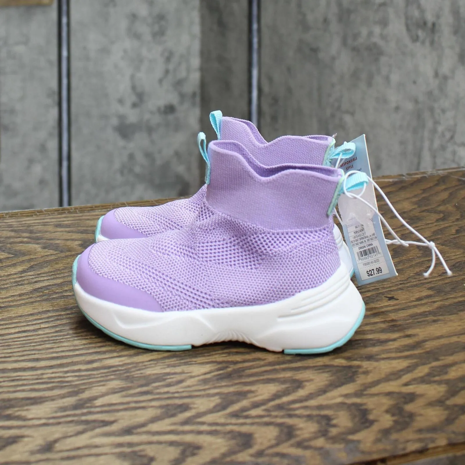 Cat & Jack Toddler Girls Ari Sneakers 87832106 Purple 6T