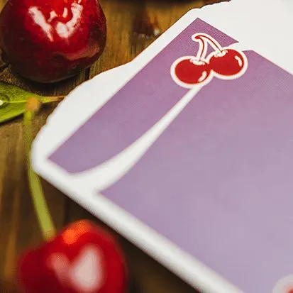 Cherry Casino Playing Cards Desert Inn Purple by Pure Imagination Projects