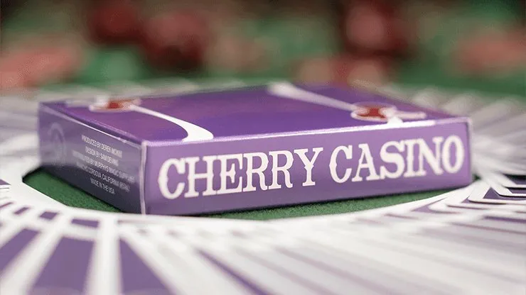 Cherry Casino Playing Cards Desert Inn Purple by Pure Imagination Projects