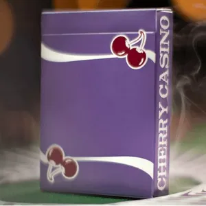 Cherry Casino Playing Cards Desert Inn Purple by Pure Imagination Projects