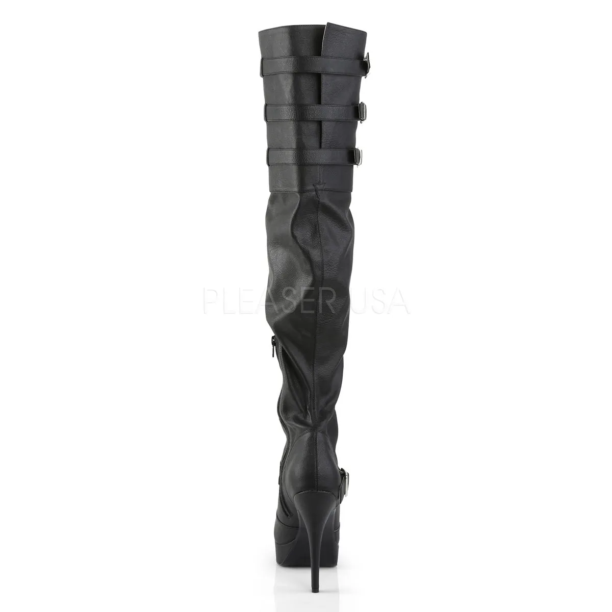 CHLOE-308  Black Faux Leather