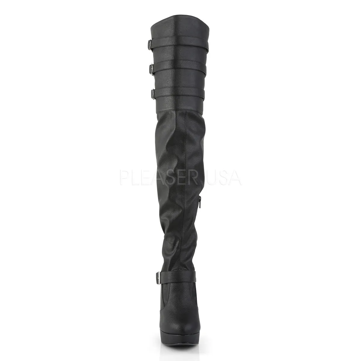 CHLOE-308  Black Faux Leather