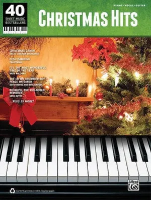 CHRISTMAS HITS 40 SHEET MUSIC BESTSELLERS PVG