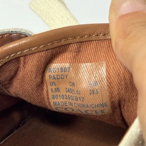 Coach Paddy Women’s Leather Sneakers