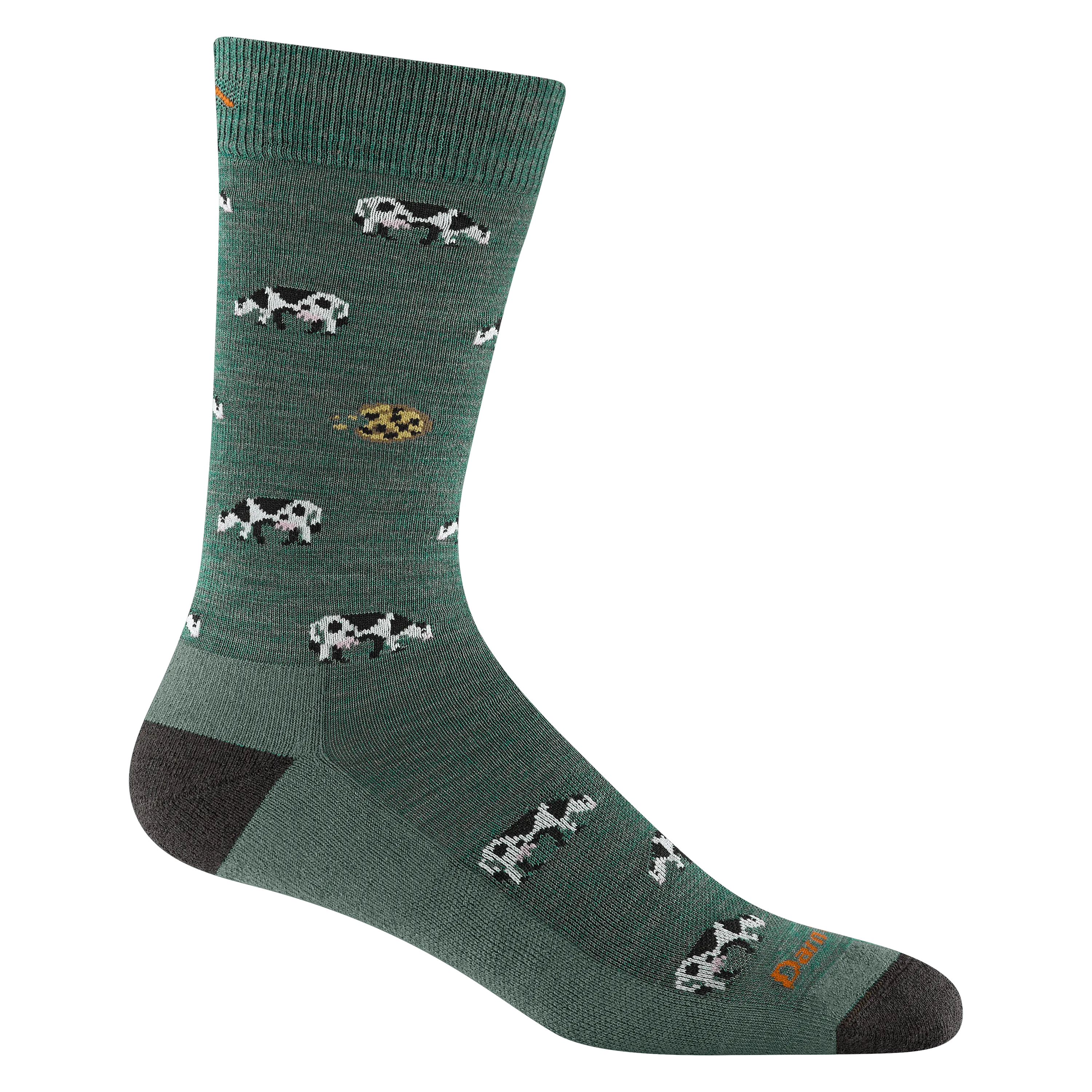 Darn Tough Mens Dairy Air Crew Lightweight Lifestyle Socks