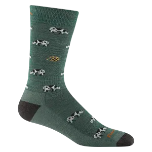 Darn Tough Mens Dairy Air Crew Lightweight Lifestyle Socks