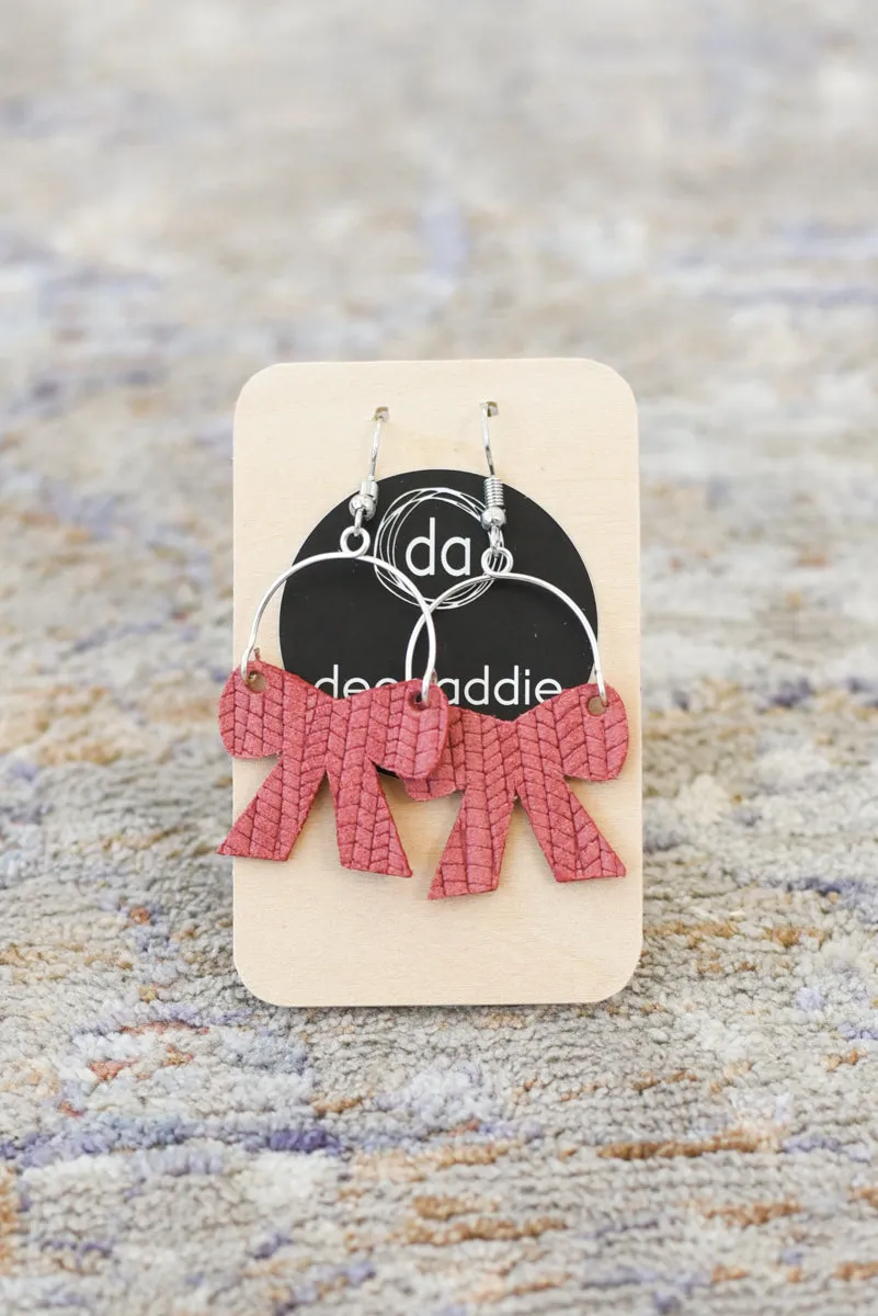 Deer Addie Leather & Metal Earring - Small