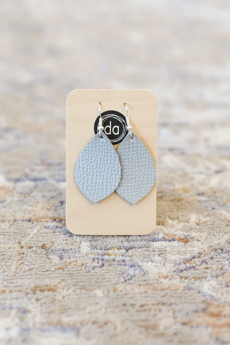 Deer Addie Leather & Metal Earring - Small