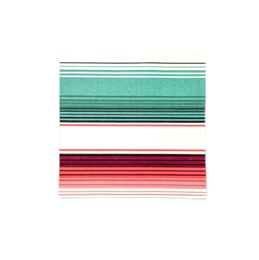 Desert Stripe Cocktail Napkins