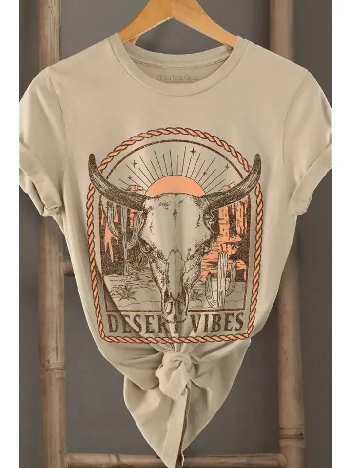 Desert Vibes T-Shirt In Tan