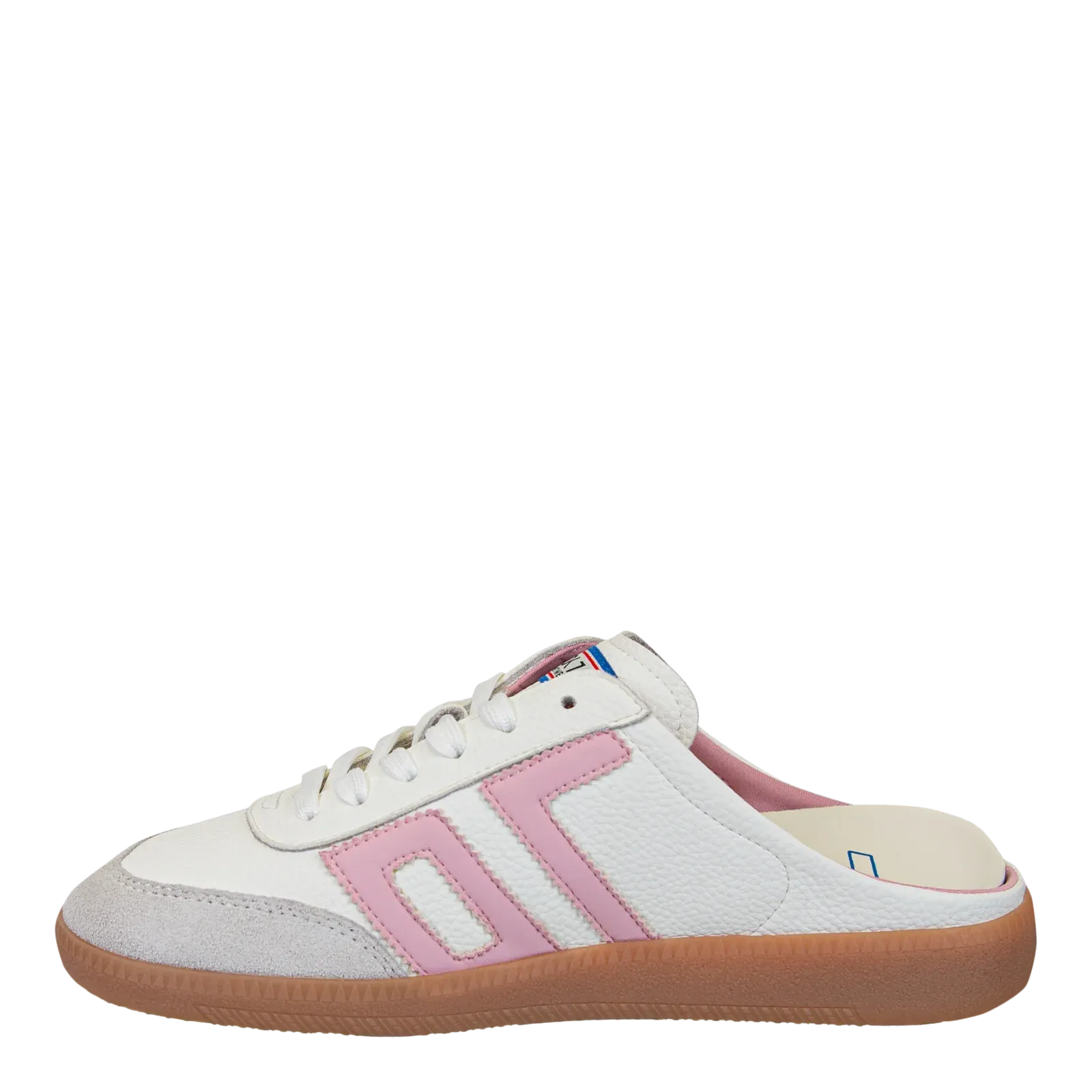 Easter Slide Sneaker in White Pink