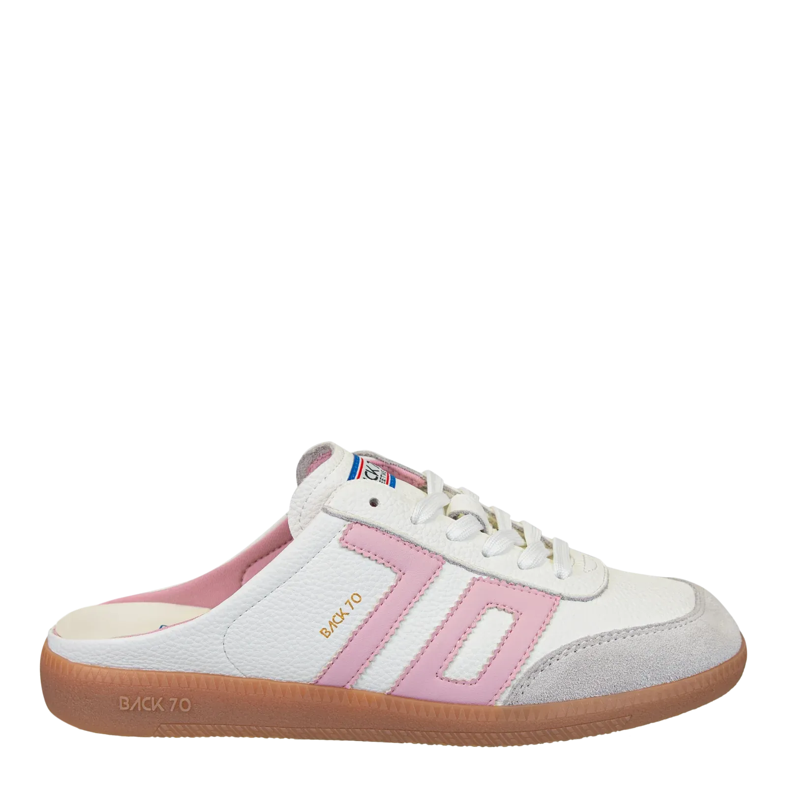 Easter Slide Sneaker in White Pink