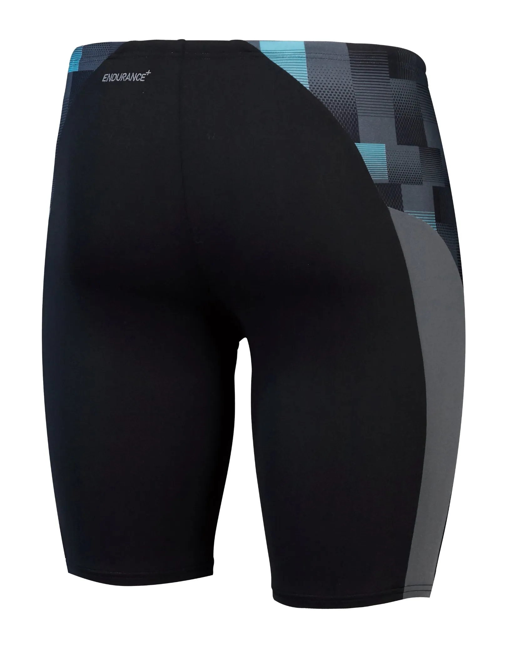 Endurance  Max Splice Swim Jammer - Black/Grey