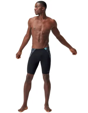 Endurance  Max Splice Swim Jammer - Black/Grey