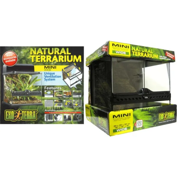 Exo Terra Terrarium - Mini Wide (30 x 30 x 30cm)