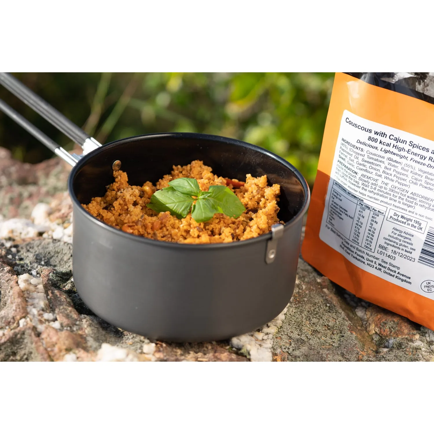 Expedition Foods Couscous with Cajun Spices and Vegetables (800kcal)