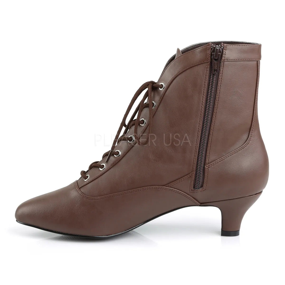 FAB-1005  Brown Faux Leather