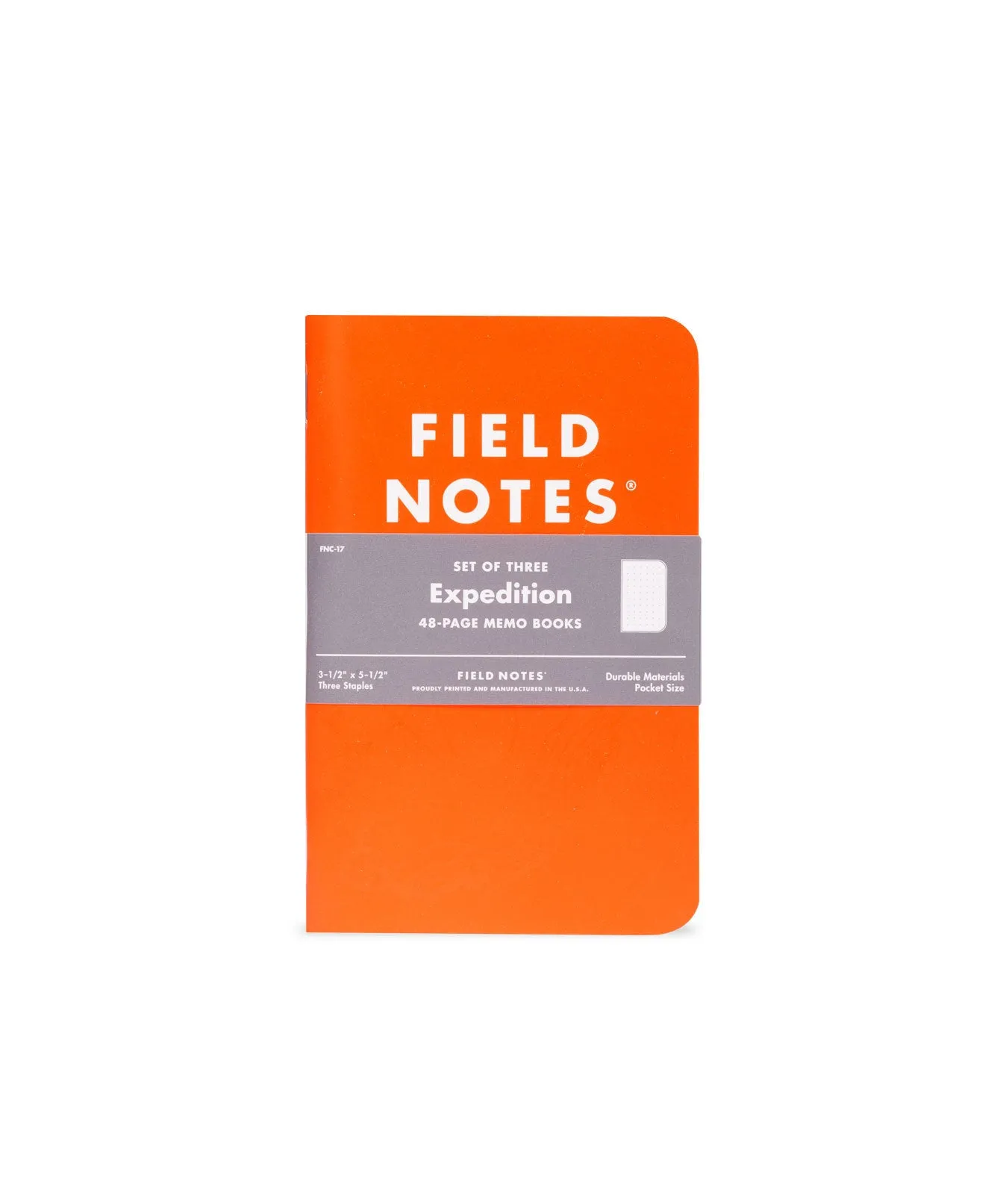 FNC-17 Field Notes Expedition Waterproof 3-Pack