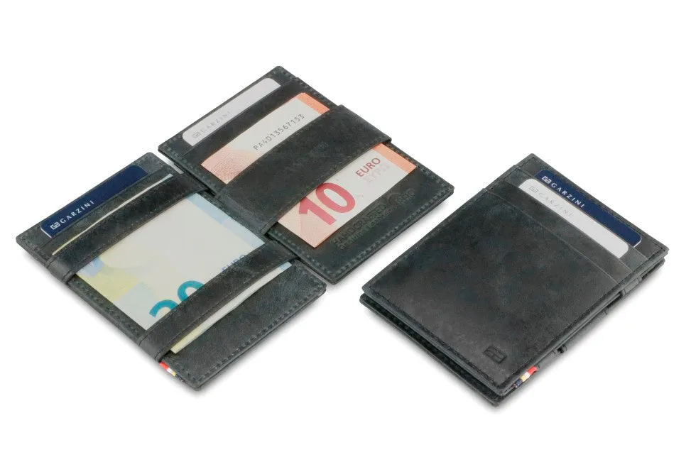 Garzini RFID Leather Magic Wallet Brushed