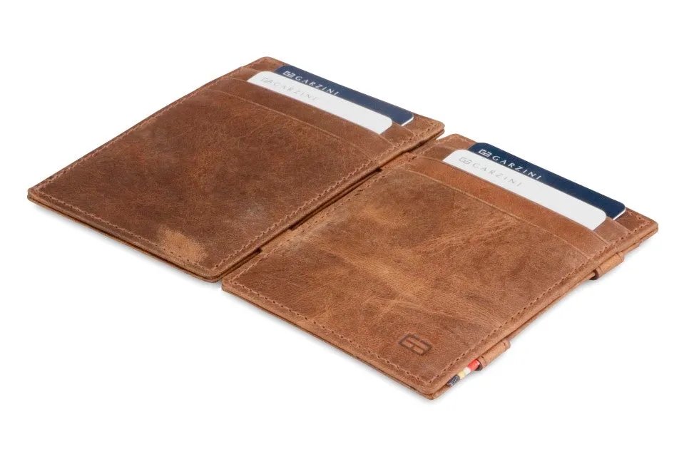 Garzini RFID Leather Magic Wallet Brushed