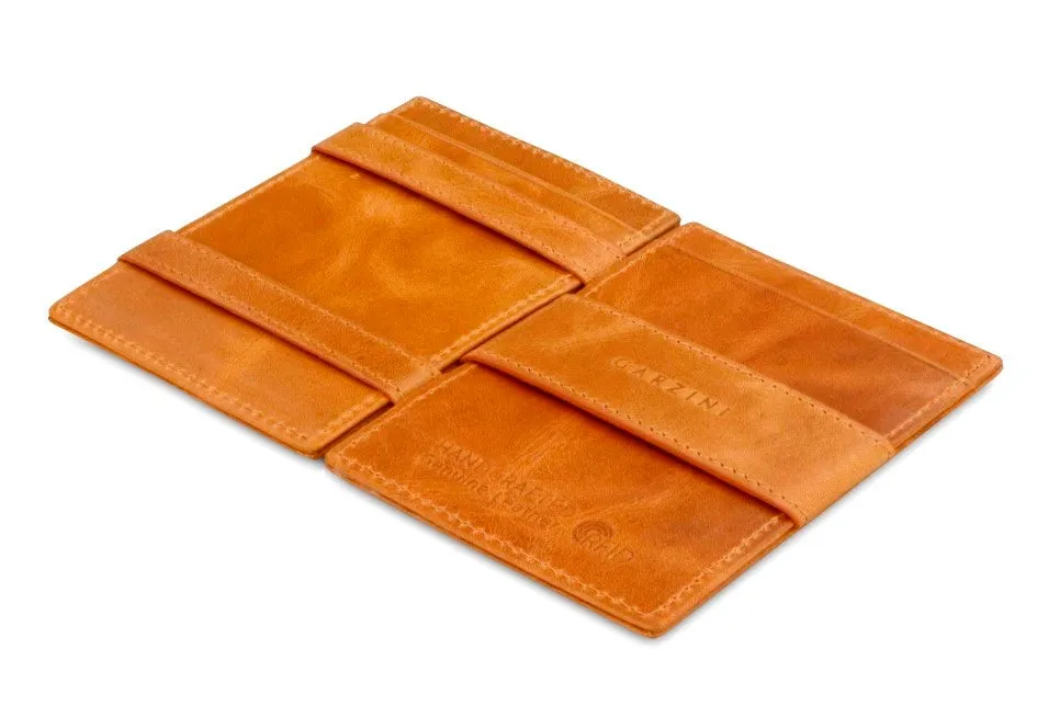 Garzini RFID Leather Magic Wallet Brushed