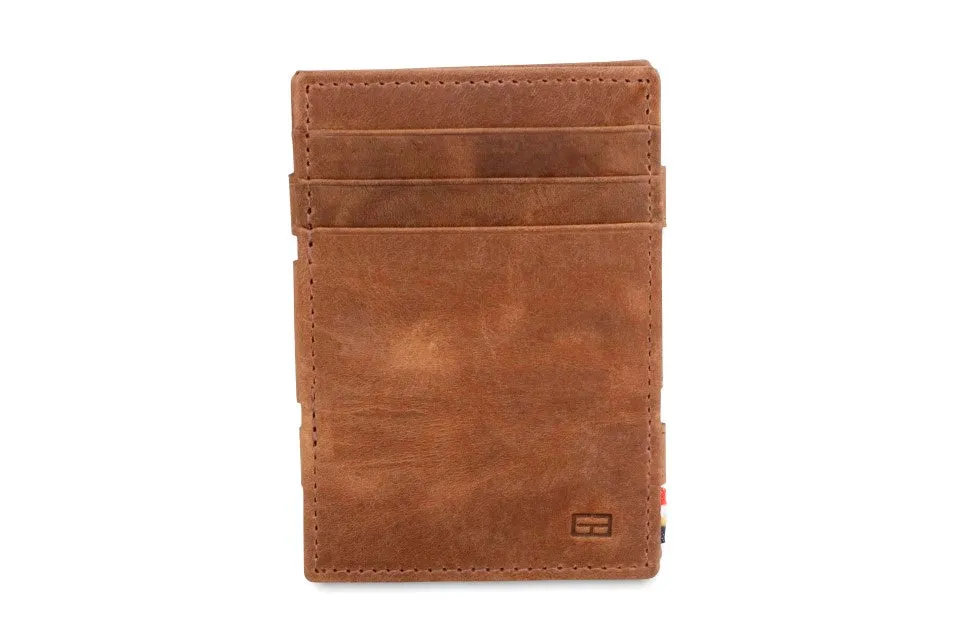 Garzini RFID Leather Magic Wallet Brushed