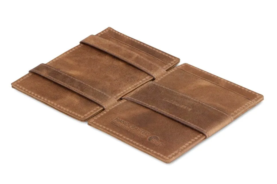 Garzini RFID Leather Magic Wallet Brushed